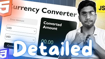 How to make Currency Converter IN HTML CSS and JavaScript || BCA Wala Coder