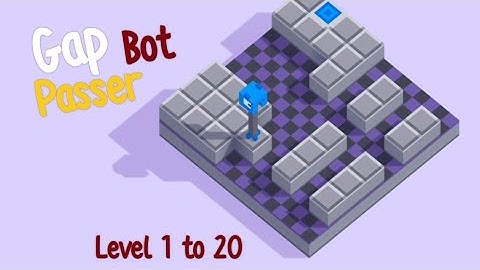 FANCADE - Gap Passer Bot Gameplay level 1 to 20 World 10 ( QUEST )