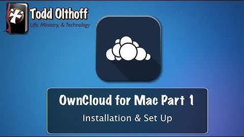 OwnCloud Server for Mac Part 1: Installation and Set Up
