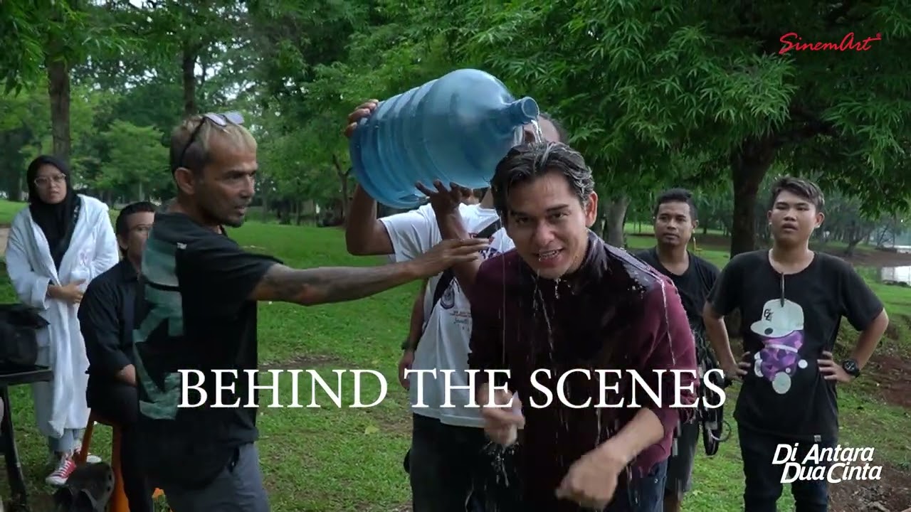 BEHIND THE SCENES DI ANTARA DUA CINTA | Julian, Shafira dan Rafael menyebur ke danau?😱