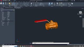 How to Make a 3D Ball Valve in AutoCAD | Step-by-Step Tutorial 🔧📐