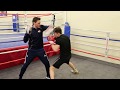 90 Second Boxing Pad work with coach Craig Gaskell, Pheonix Fire Boxing Club