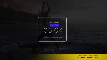 Digital Number Countdown Timer - After Effects Template