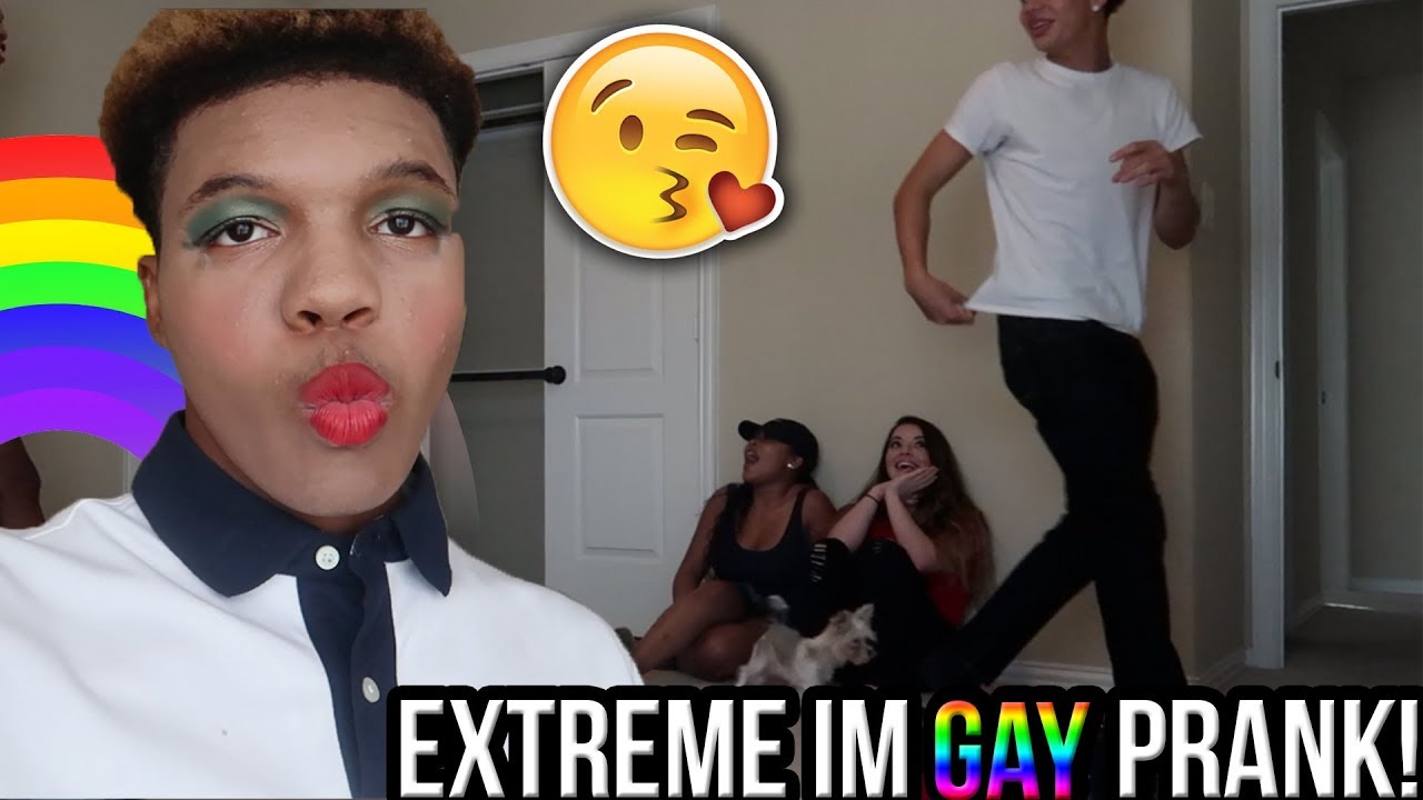 EXTREME IM G.A.Y PRANK ON ROOMMATES *MUST WATCH* - EXTREME IM G.A.Y PRANK ON ROOMMATES *MUST WATCH*