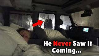 12 Most Terrifying Van Camping Encounter Ever Recorded On Camera.