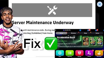 Problem Solved "Server Maintenance Underway"on eFootball 2025 FIXED