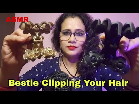 [ASMR] Bestie Clipping Your Hair fast 💜 | hindi asmr | Dearly ASMR