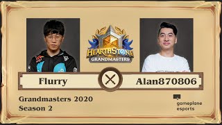 [RU] Flurry vs Alan870806 | Hearthstone Grandmasters Season 2 (2 октября 2020)