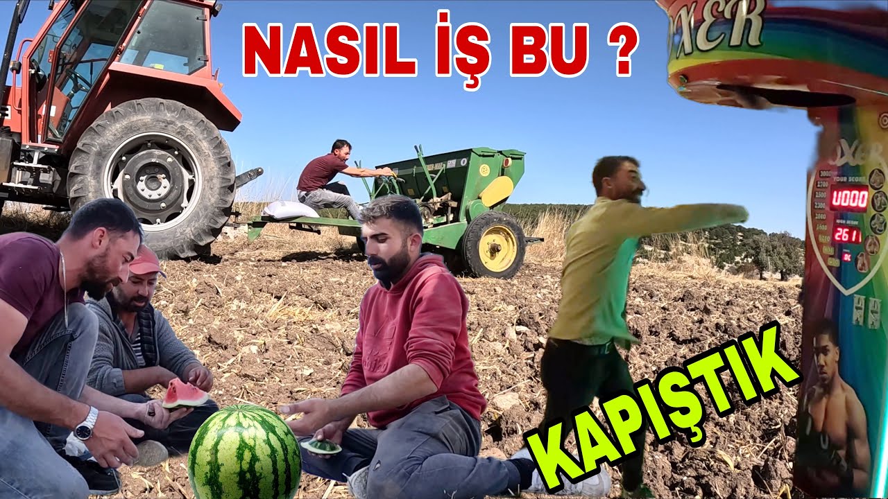 TOHUM BİTTİ~KAPIŞTIK !! TOZLU İŞLERDEN SONRA HAMAM~TEKERE KAZIK GİRDİ~EMEKTAR İŞİ DEVİR ALDI