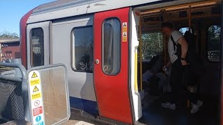 Trainspotting in Ruislip Metropolitan line S8 Stock 21031/21032 Uxbridge to Baker Street