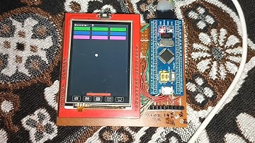 ARKANOID BREAKOUT GMAE STM32 ST7781 8 BIT STM32F103 EXTERNAL INTTERRUPT