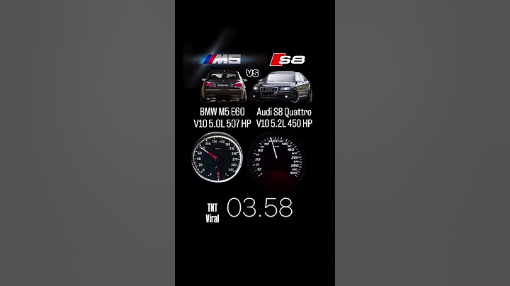 #BMW M5 E60 V10 507 HP vs #Audi S8 D3 V10 450 HP