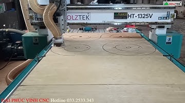 MÁY CNC ROUTER 1 ĐẦU BÀN HÚT CHÂN KHÔNG HOLZTEK HT-1325V
