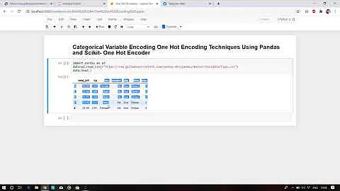 Categorical Variable Encoding Using ( One Hot Encoder & Pandas get_dummies() Function)