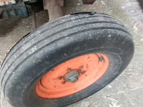 Filling Tires With Water Or Slime On A Tractor Tube Or Valve Stem Type Tires