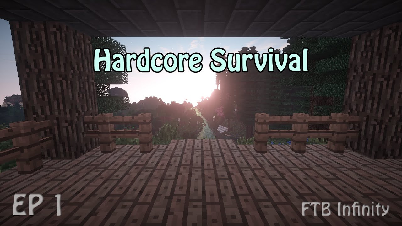 FTB Infinity Hardcore Survival - Episode 1 - YouTube
