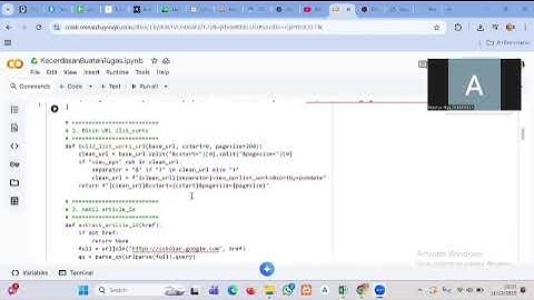 Membuat Dataset Publikasi Dosen dari Google Scholar menggunakan Python dan Scrapping di Google Colab