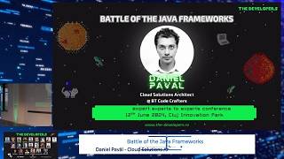 Battle of the Java Frameworks - Daniel Pavăl - Cloud Solutions Architect @ BT Code Crafters