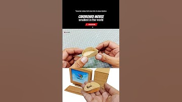 Easy Cardboard Mouse 🤩🖥🖱 #shorts #mouse #creative