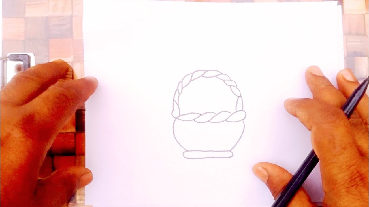 how to draw basket 🧺 | basket drawing easy |basket drawing