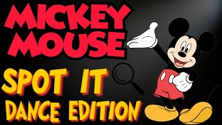 Mickey Mouse Spot It| Dance Edition| Brain Break| PE Warm Ups