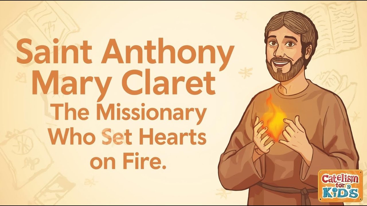 Saint Anthony Mary Claret | The Missionary Who Set Hearts on Fire | Catechism for Kids
