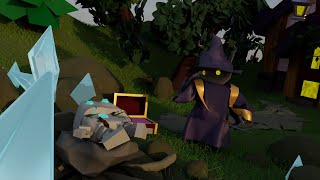 The Mages Ritual Stylized Short Animation Wireframe