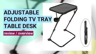 Review: Ultimate Adjustable Folding TV Tray Table - Perfect for Home & Office!