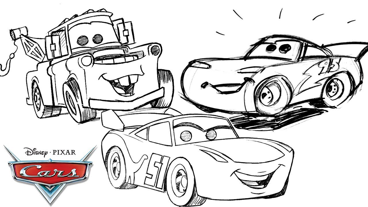 How to Draw Lightning McQueen - Really Easy Drawing Tutorial | Drawing  tutorial easy, Disney drawing tutorial, Lightning mcqueen