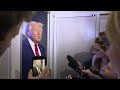 President Trump Gaggles with Press On Air Force One, Apr. 3, 2025
