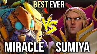 SumiYa Invoker vs Miracle Tinker Most EPIC Mid Battle of History - God vs God Dota 2