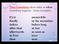 Understanding Transition Words and Phrases