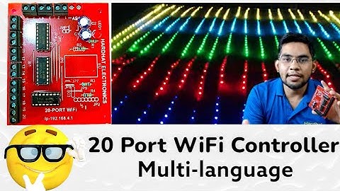 20 PORT WIFI CONTROLLER.Pixel Led Parallel Controller. Building Decoration.7415463658