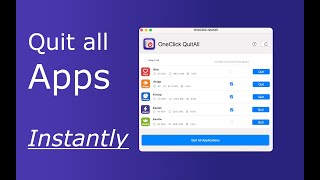OneClick QuitAll – The Ultimate App Quitting Utility for macOS screenshot 4