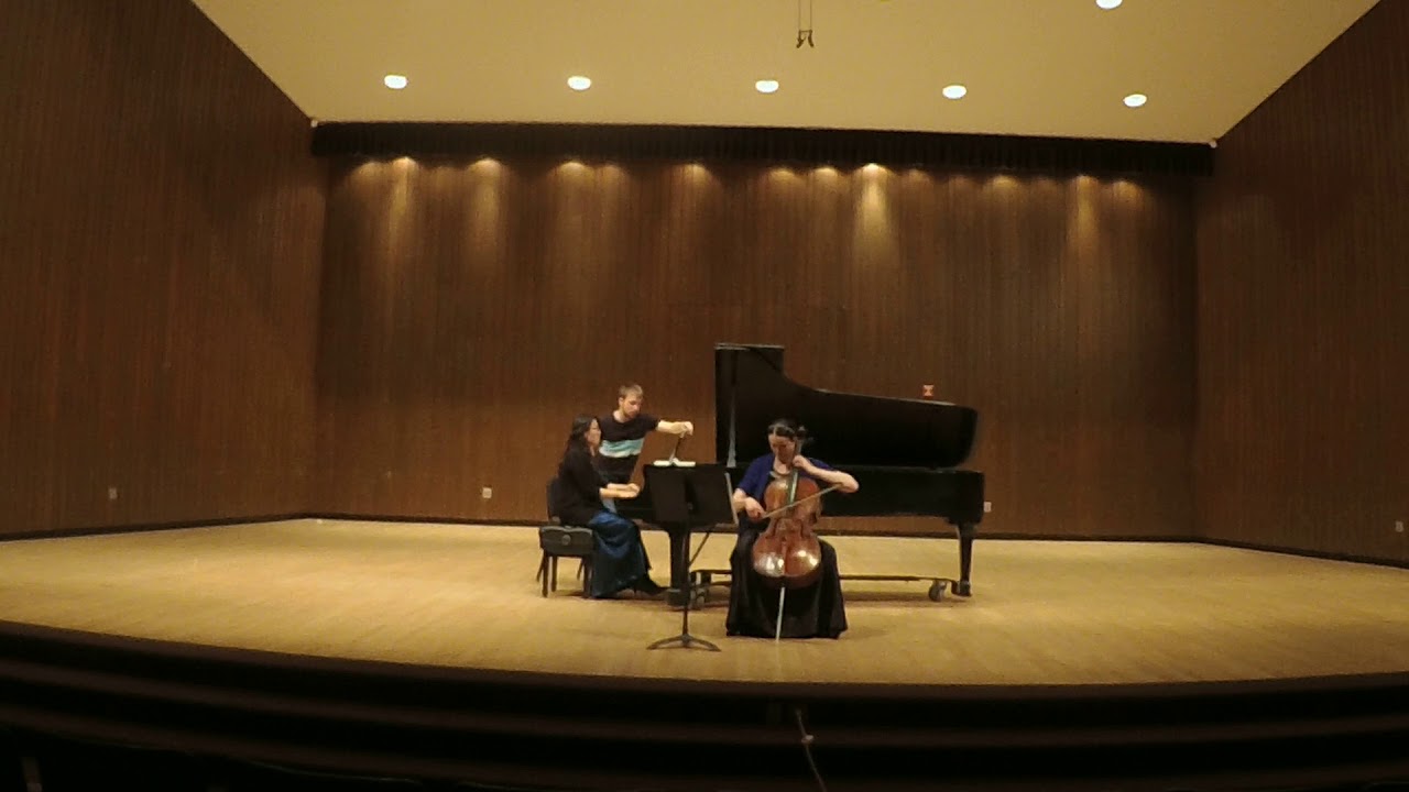 Louise Farrenc Cello Sonata, I. & II. Miranda Wilson (cello), Yoon-Wha Roh (piano)