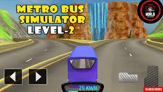 Metro Bus Simulator – Level 2 | Mountain Road Adventure screenshot 1
