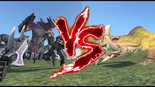 Soul Grinder of Slaanesh VS Toad Dragon. Total War Warhammer 3