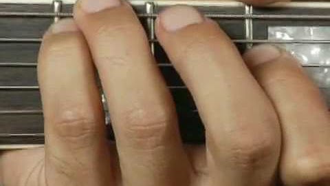 2nd Inversion of D Minor Guitar Chord on the Bottom Strings