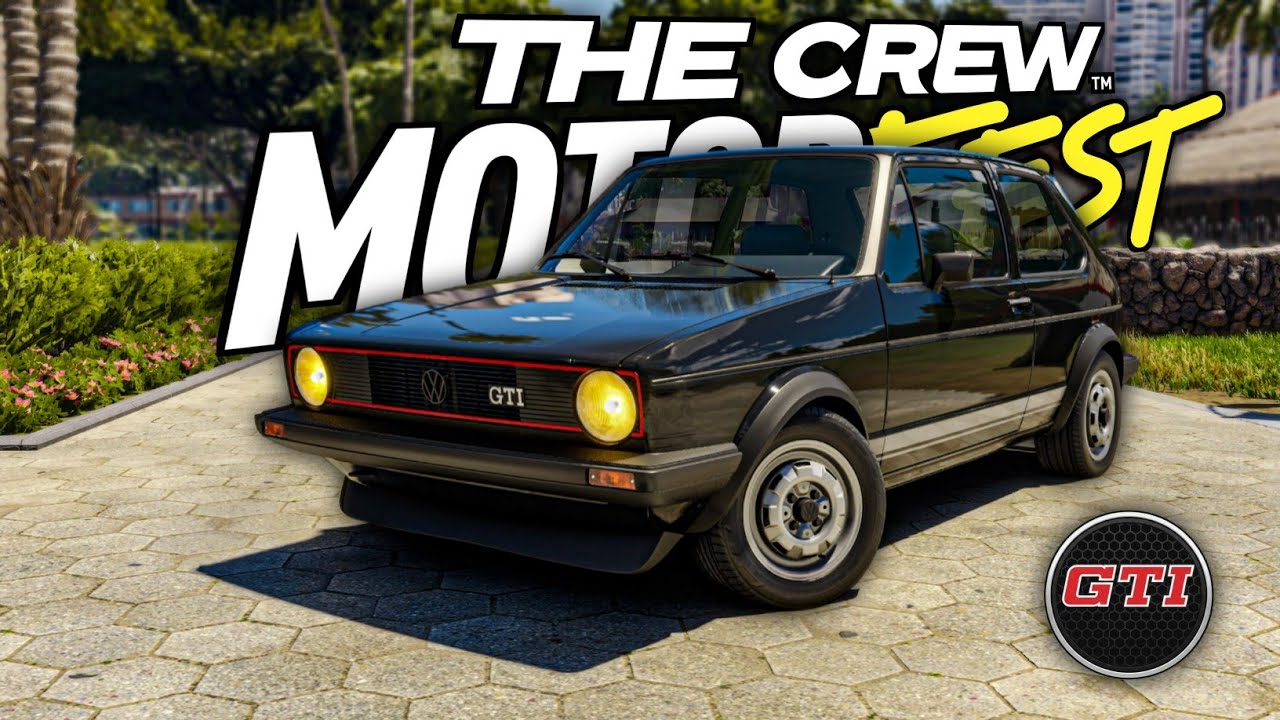 THE CREW MOTORFEST - Volkswagen Golf GTi 1800 Custom & Test : ELLE EST GÉNIALE ! NOUVELLE TOP ST1 !