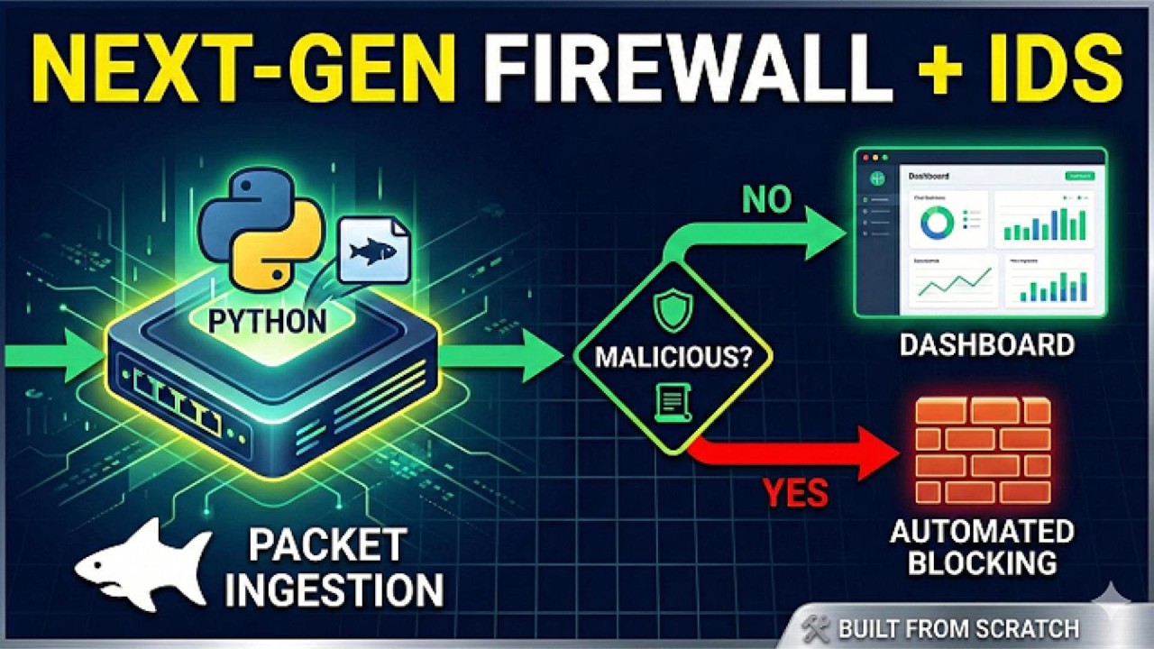Built a Next-Generation Firewall + IDS from Scratch | Kali vs Ubuntu ...