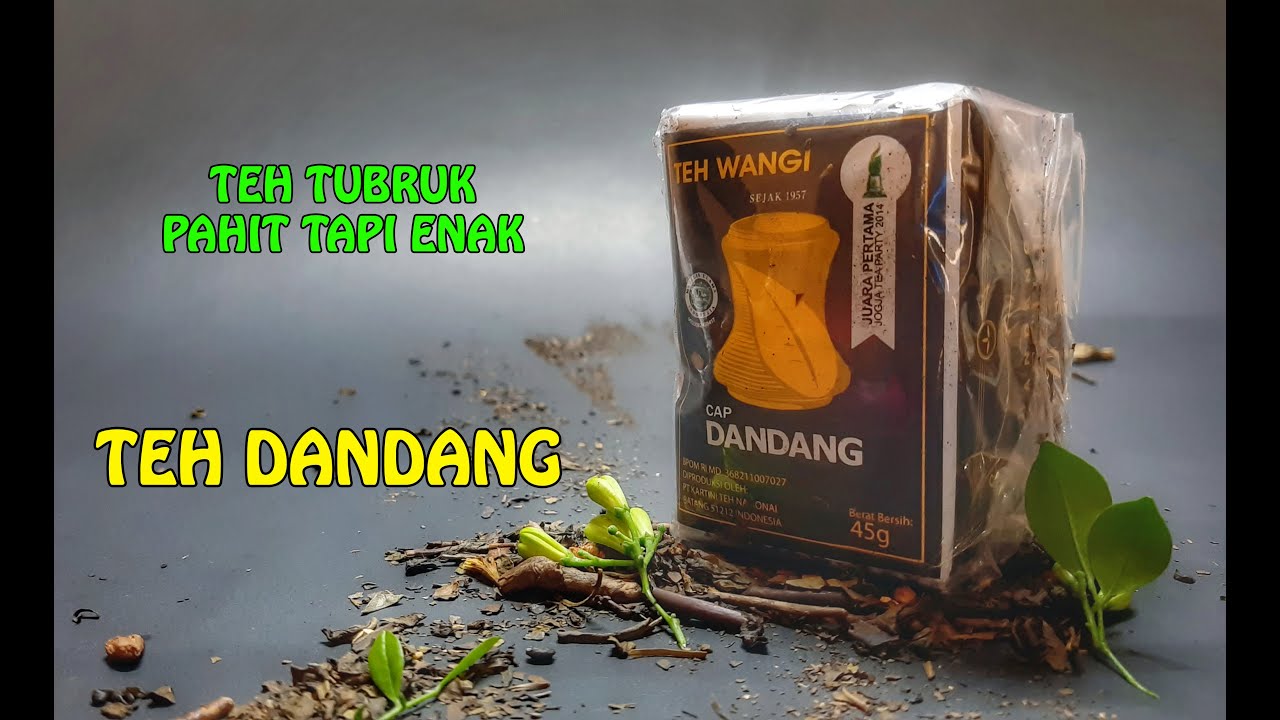 Review Teh Tubruk Khas Indonesia, Teh Dandang Warna Hitam - YouTube