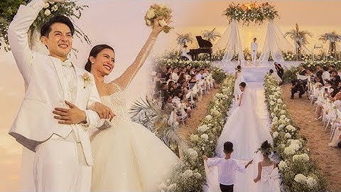 Khoảnh khắc "đẹp như mơ" trong lễ cưới Đông Nhi - Ông Cao Thắng