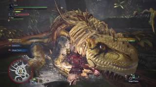 Monster Hunter World Beta Gameplay : First time using Dual Blades