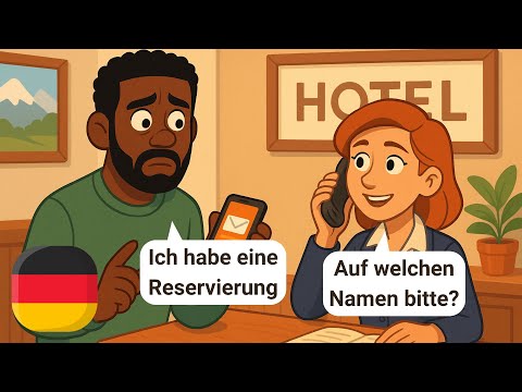 Learn German with Dialogues | A1-A2 | 10 Dialogues At The Hotel