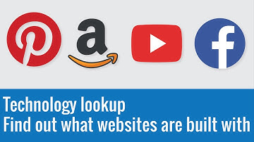 Find out what websites are built with using wappalyzer