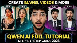Qwen AI Full Tutorial 🔥 Create Images, Videos & More (Step-by-Step Guide 2026) #QwenAI #TechTutorial