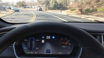 TESLA Self Driving AutoPilot ACCURACY TEST Video 039 | AP2