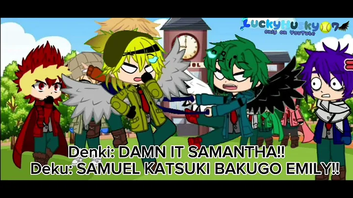 Throw your childhood best friend | NO SHIPS | Izuku and Denki Afton | Koyka and Katsuki Emily|not og