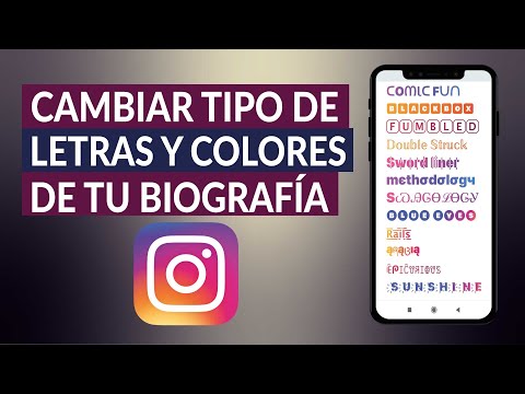 Cómo Cambiar el Tipo de Letra y Colores de tu Biografía de Instagram