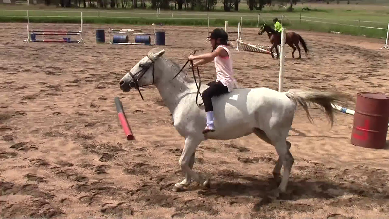 Young Girls Riding and Jumping Bareback!?!?